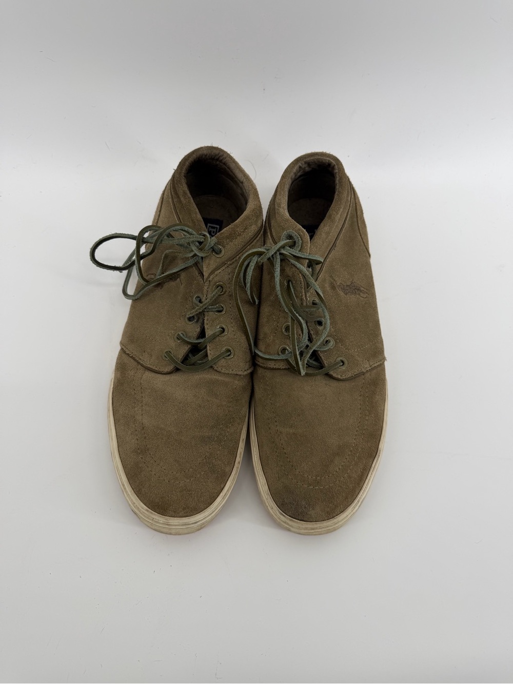 Polo by Ralph Lauren Olive Suede Boat Shoes